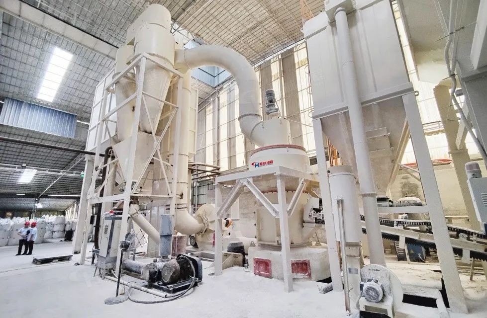 年产15万吨大理石制粉生产线标HC印记设备投产